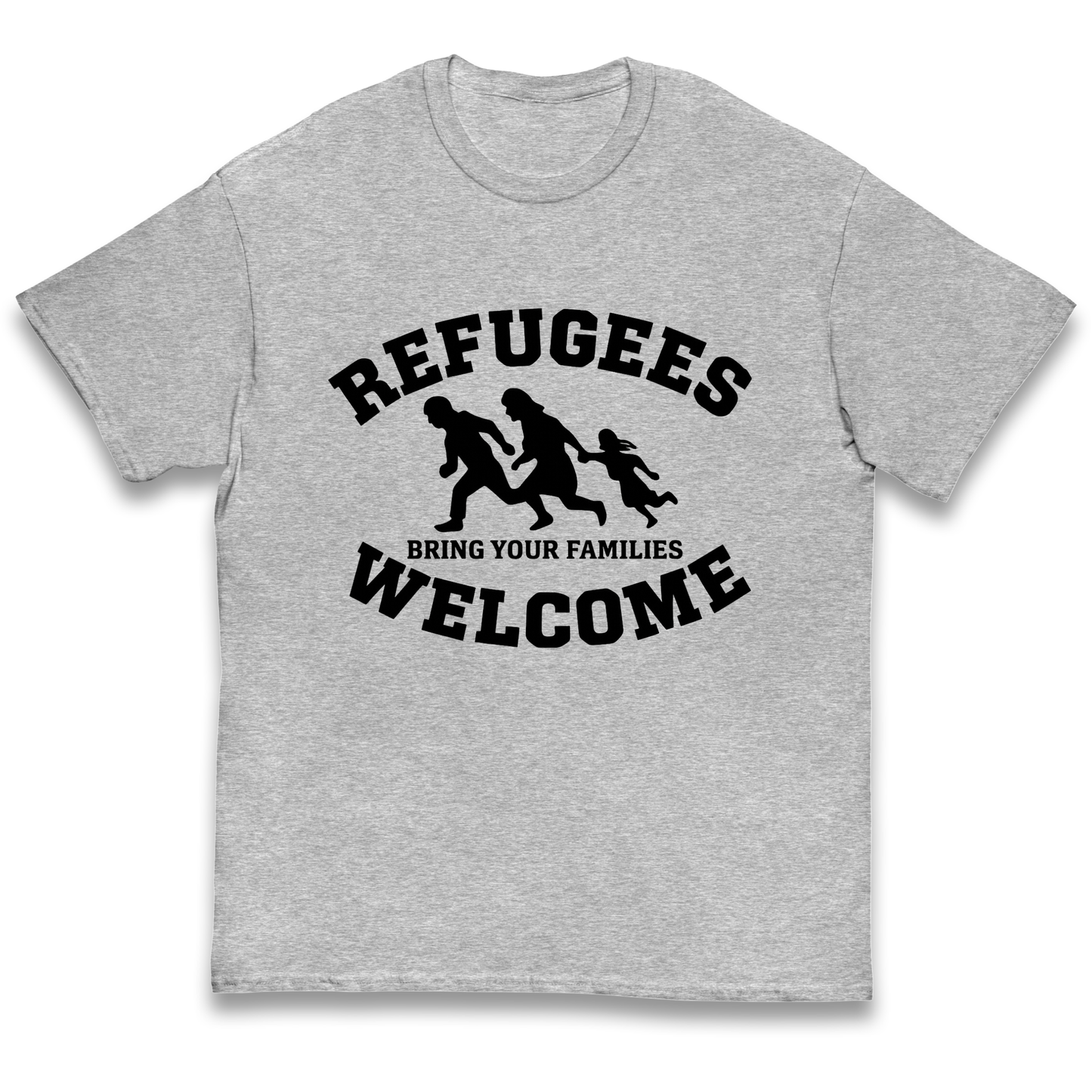 Welcome Refugees kids t shirt