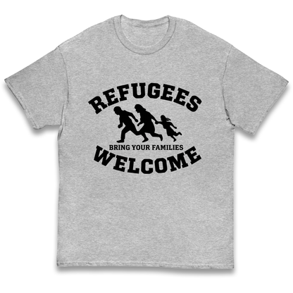 Welcome Refugees kids t shirt