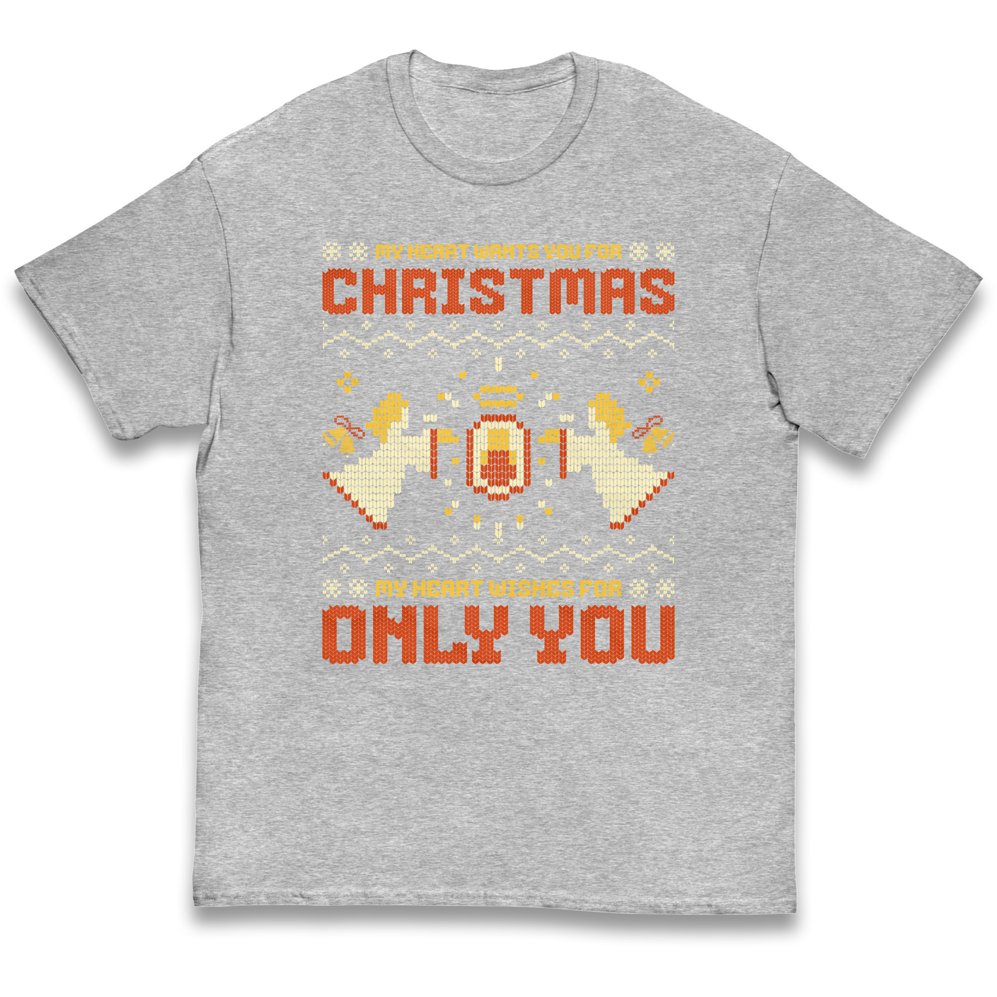 My Heart Wants You For Christmas Only You Christmas kids t shirt