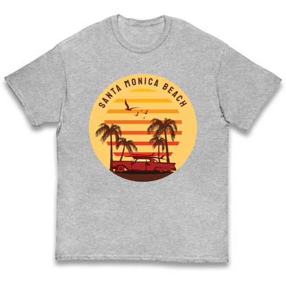 Santa Monica Beach kids t shirt