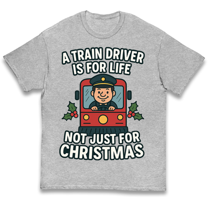 Train Driver Christmas Kids T Shirt