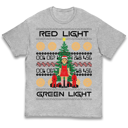 Squid Game Christmas Kids T Shirt