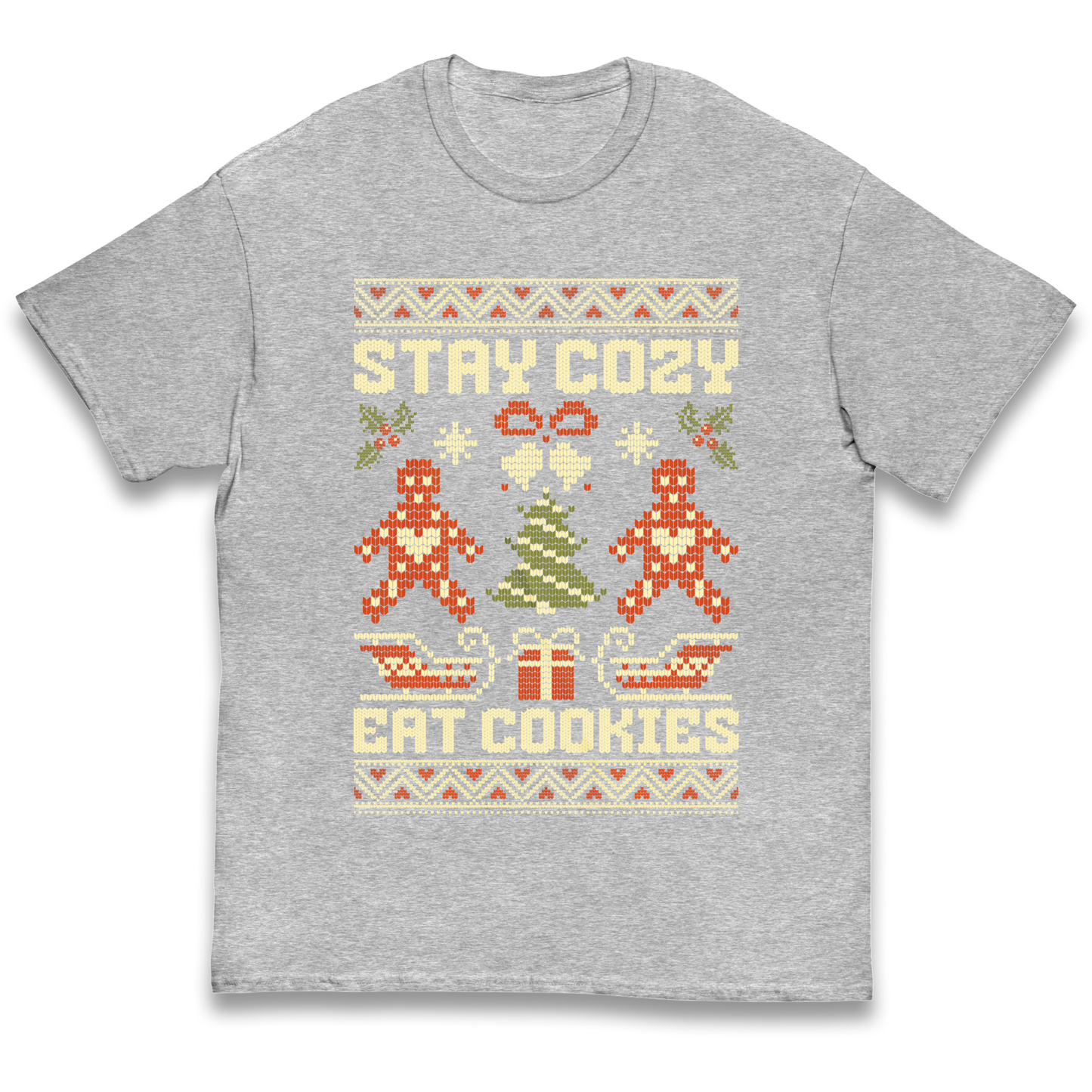 Stay Cozy Eat Cookies Christmas kids t shirt