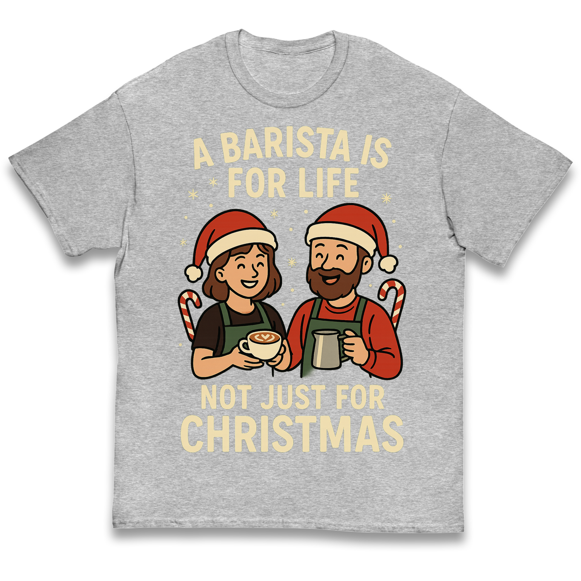 Barista Christmas Kids T Shirt