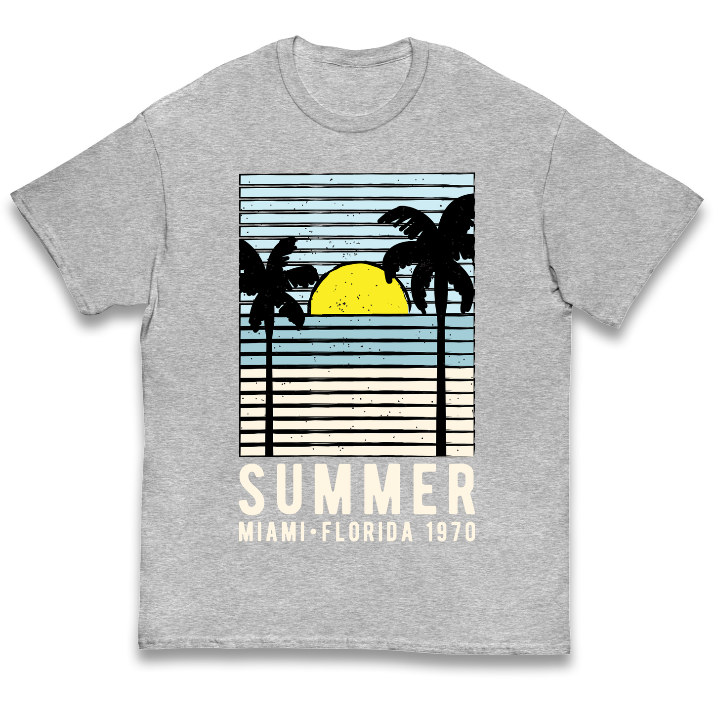 Summer Miami Florida 1970 kids t shirt