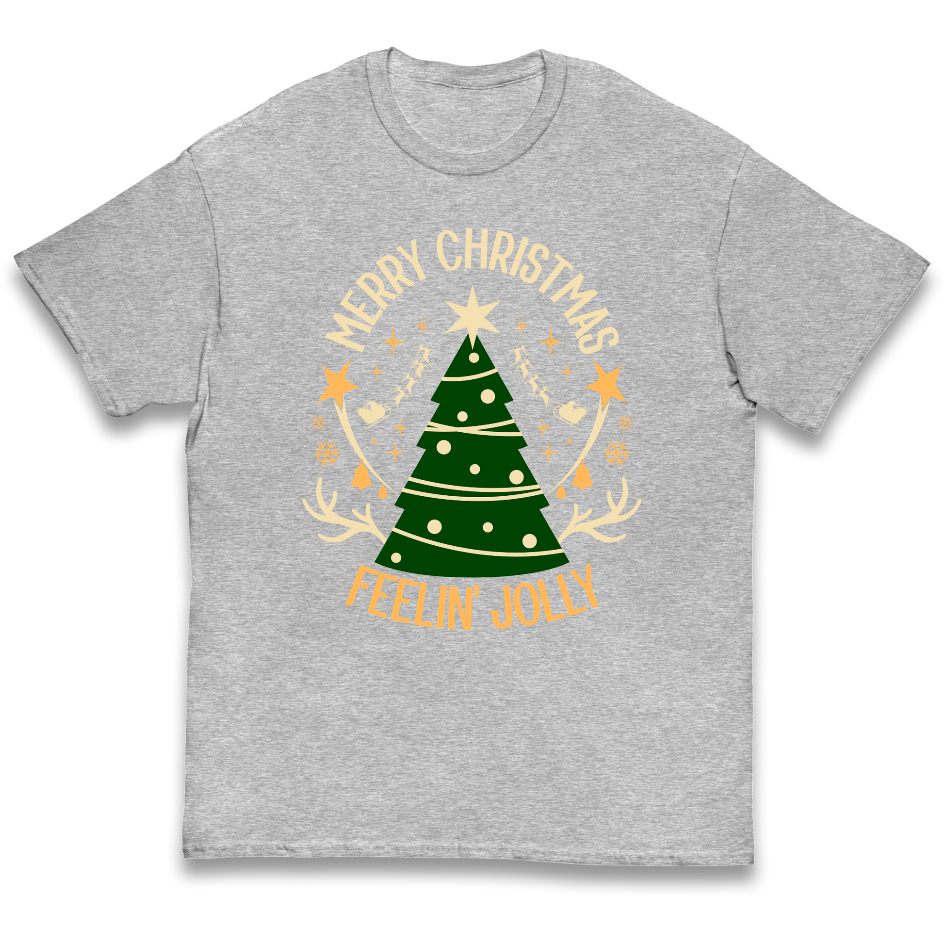 Merry Christmas Feeling Jolly Christmas kids t shirt