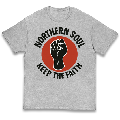 Northern Soul Keep The Faith kids t shirt