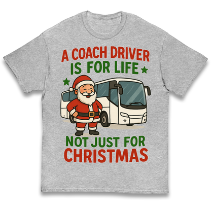 Coach Driver Christmas Kids T Shirt