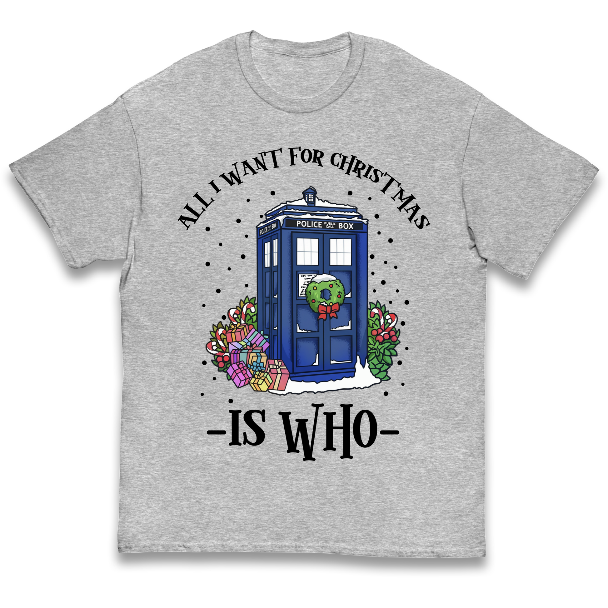 Dr Who Christmas kids t shirt