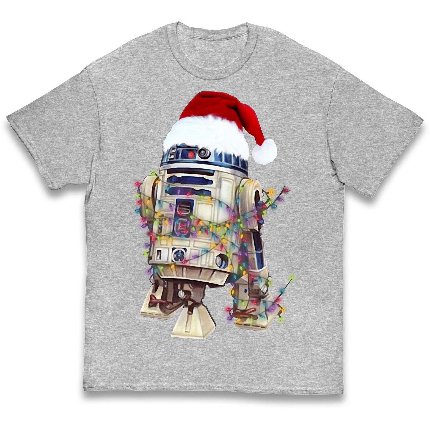 R2D2 Christmas Santa Christmas kids t shirt