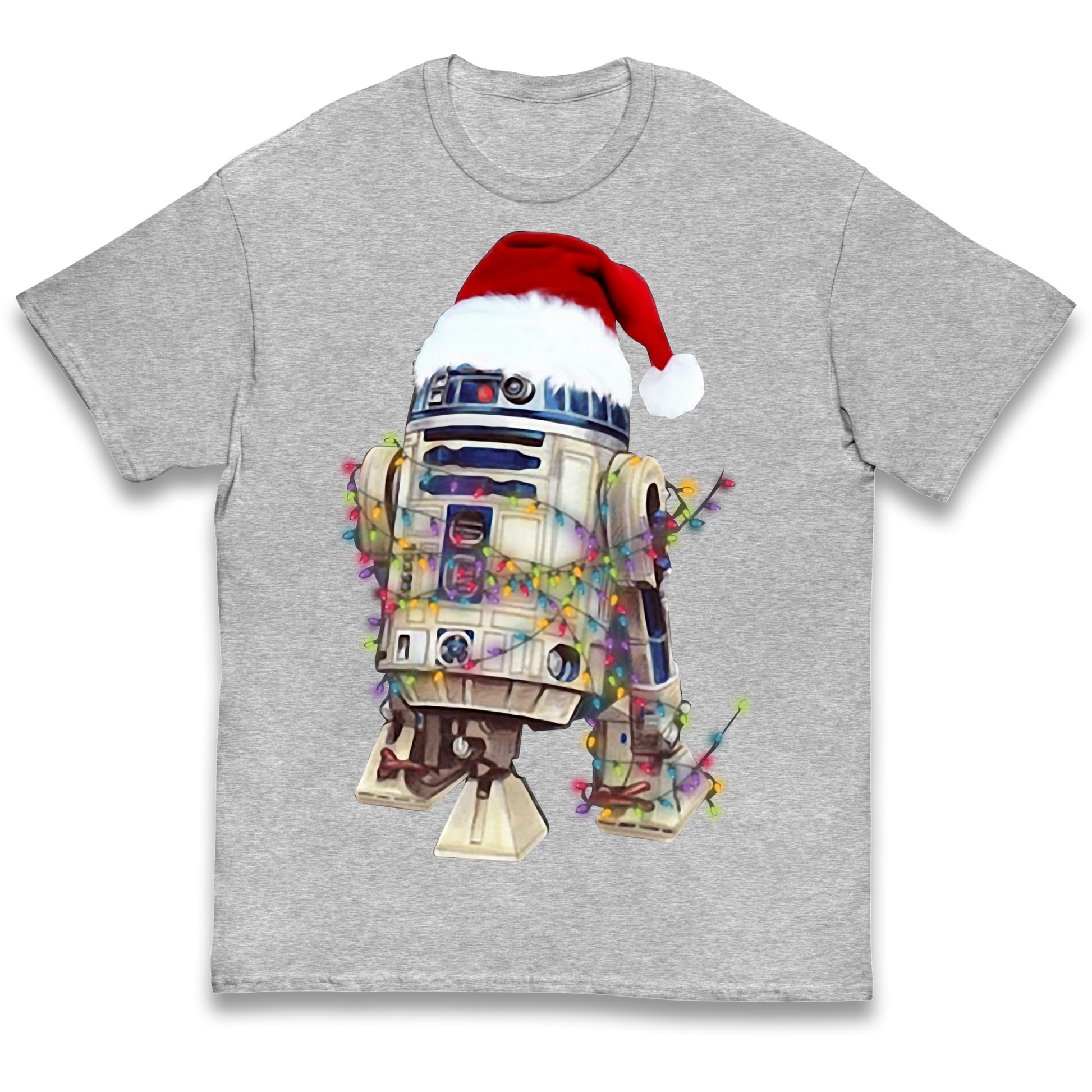 R2D2 Christmas Santa Christmas kids t shirt