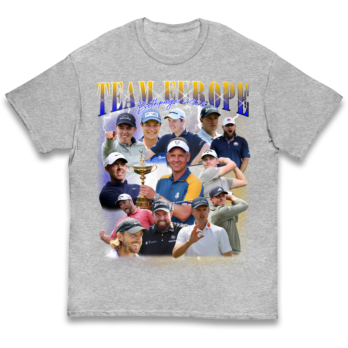 Ryder Cup 2025 Team Europe kids t shirt