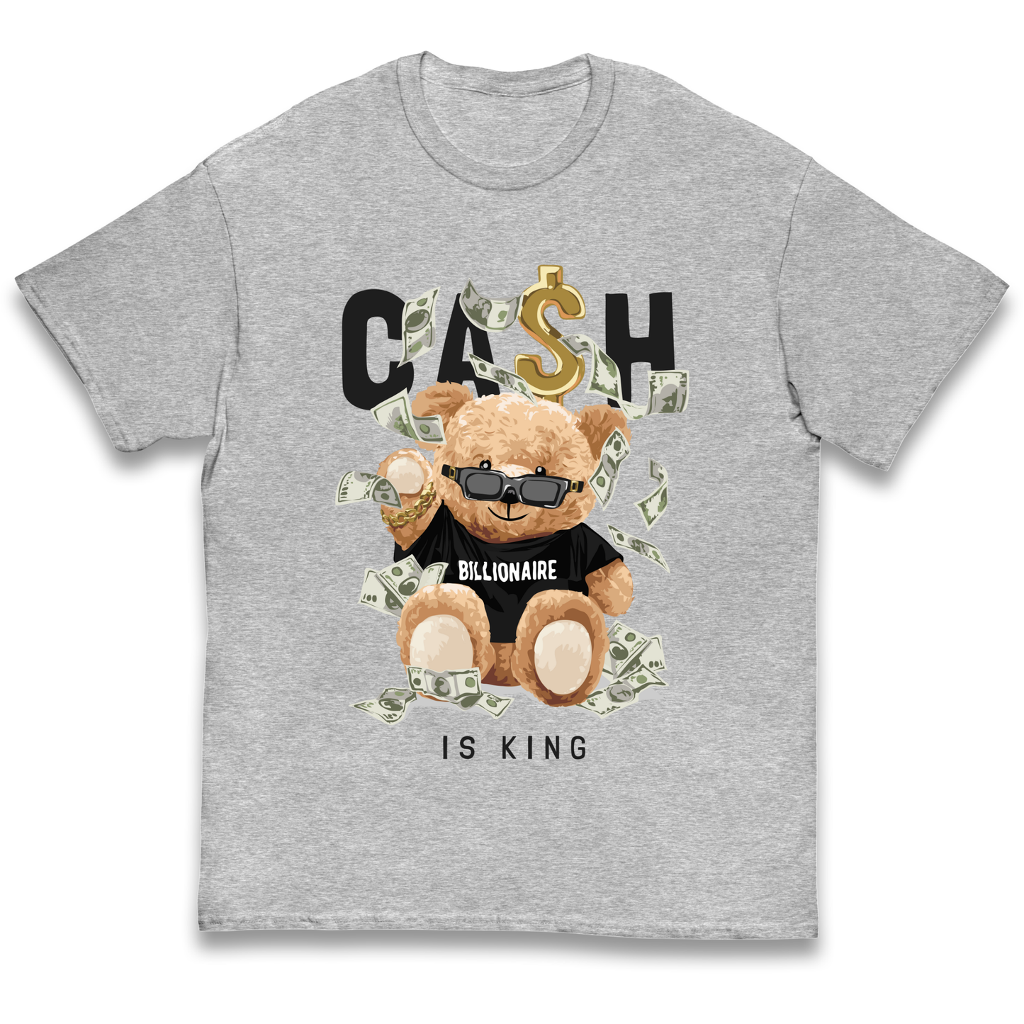 Teddy Bear Billionaire Streetwear kids t shirt