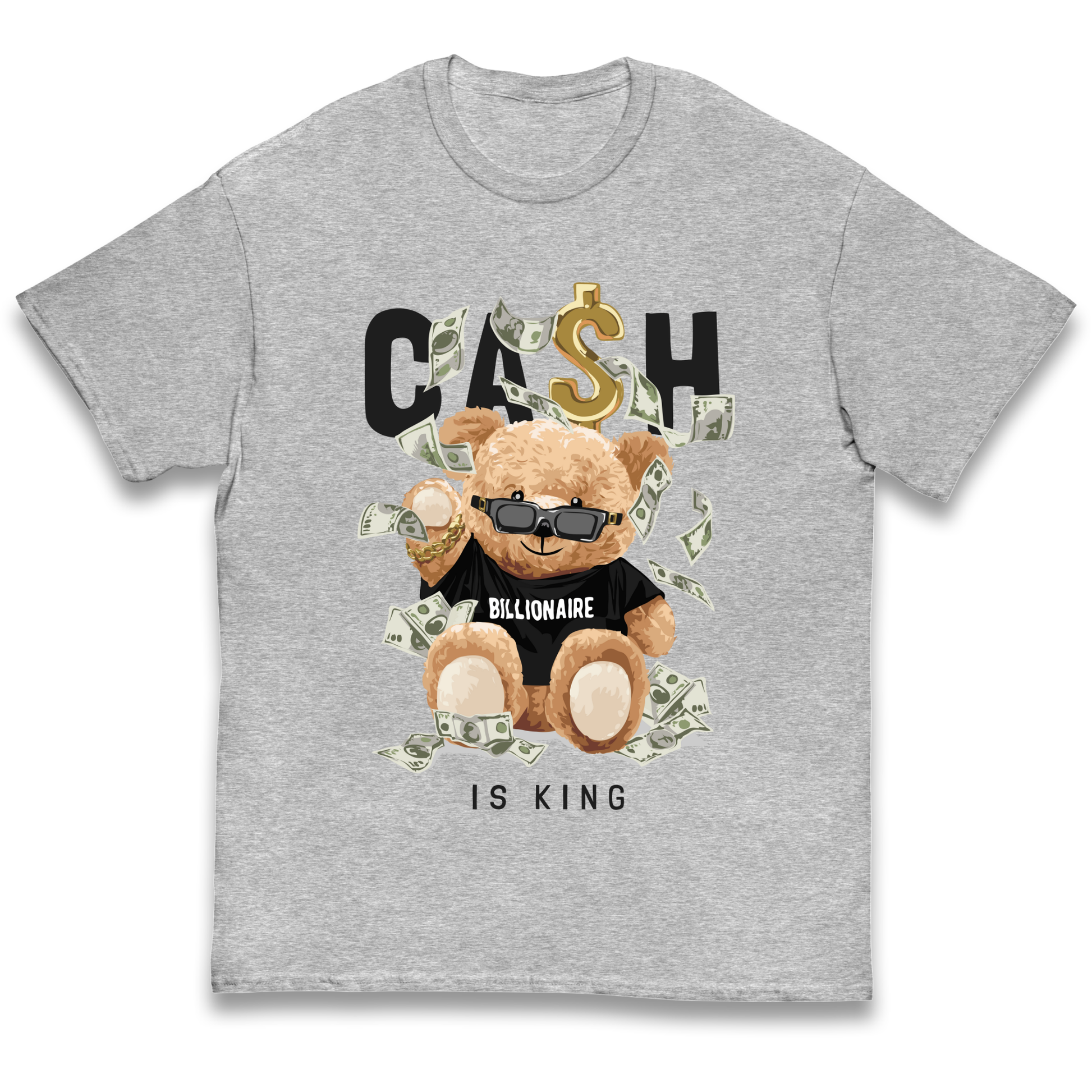 Teddy Bear Billionaire Streetwear kids t shirt