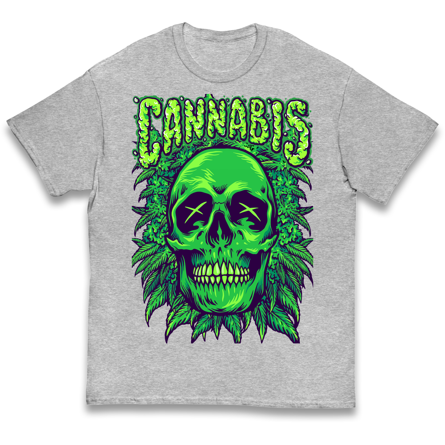 Cannabis Skull kids t shirt
