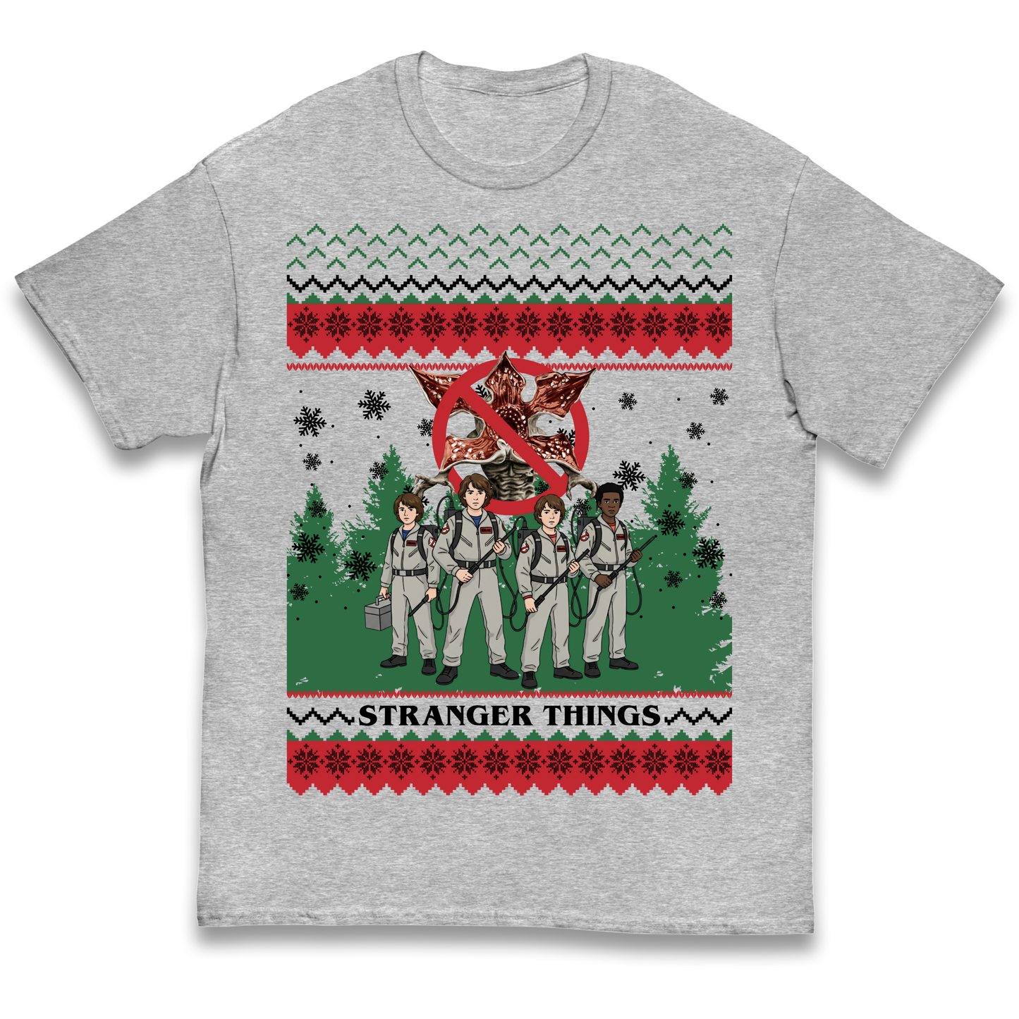 Stranger Things Demogorgon Christmas Kids T Shirt