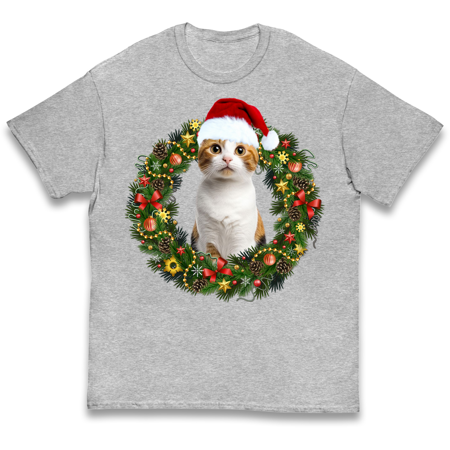 Cat Christmas kids t shirt