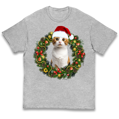 Cat Christmas kids t shirt