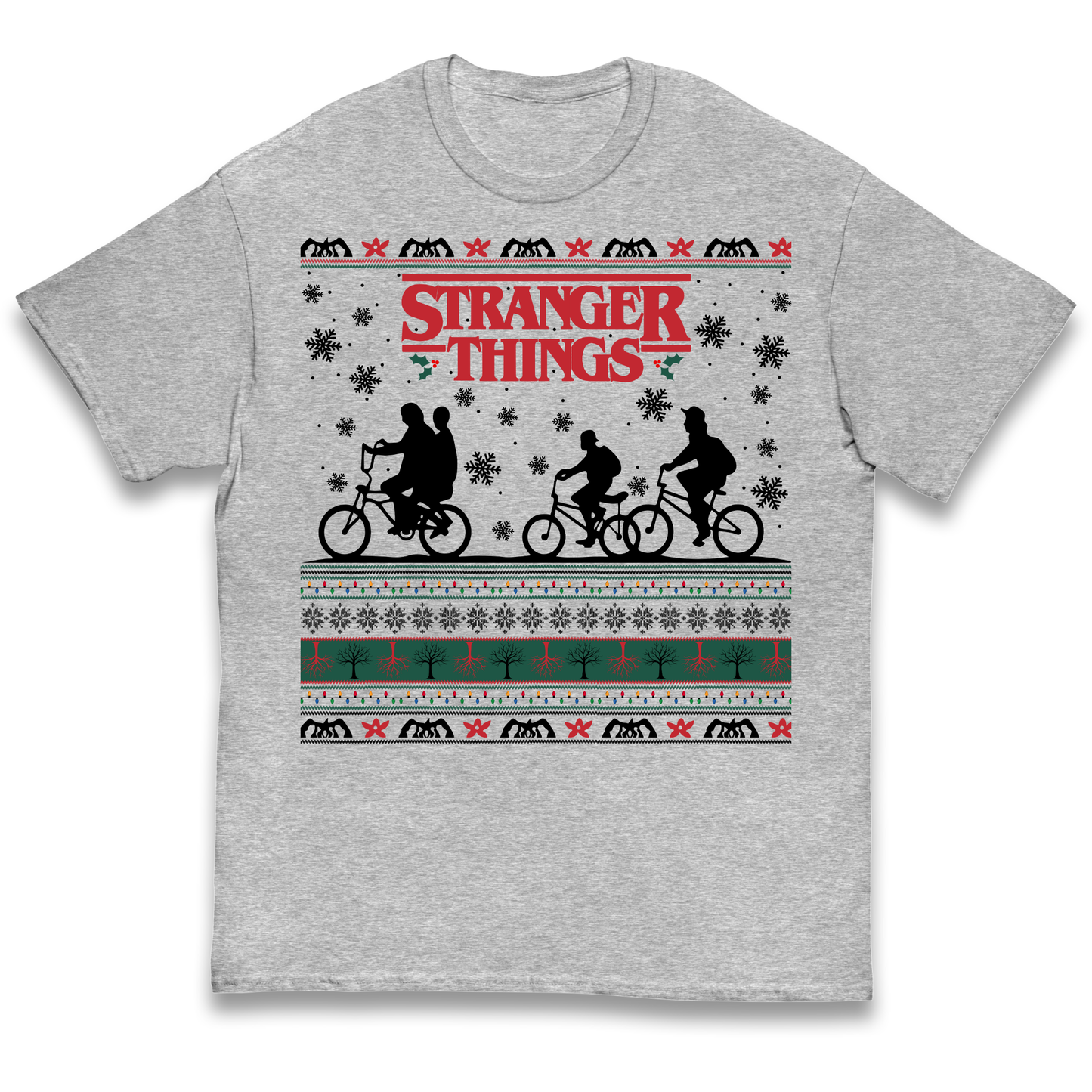 Stranger Things Christmas kids t shirt