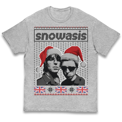 Snowasis Union Jack Christmas Kids T Shirt
