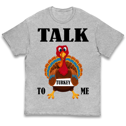 Talk Turkey To Me Christmas kids t shirt