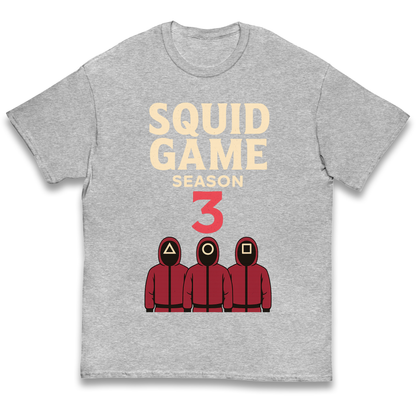Squid Games Season 3 Kids T Shirt