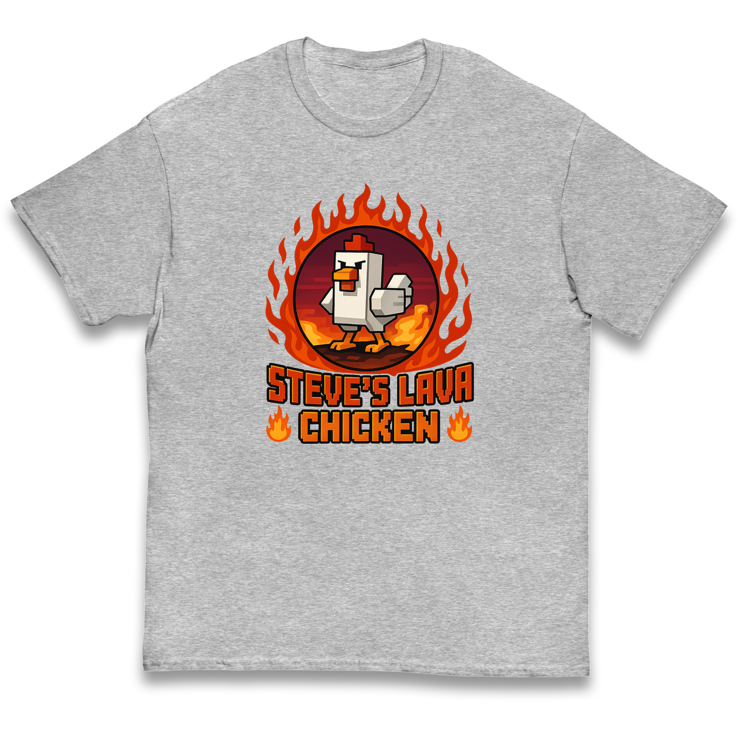Steve Lava Chicken Kids T Shirt
