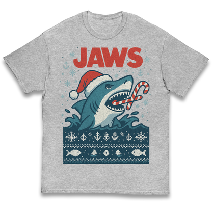 Jaws Christmas kids t shirt