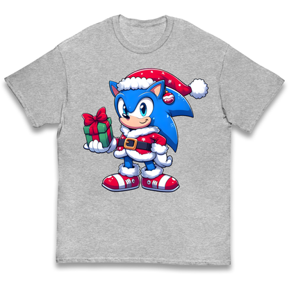 Sonic The Hedgehog Santa kids t shirt