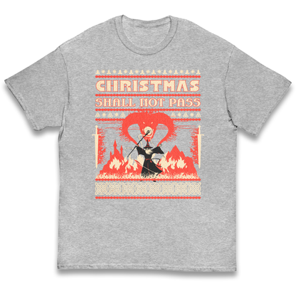 Christmas Shall Not Pass kids t shirt