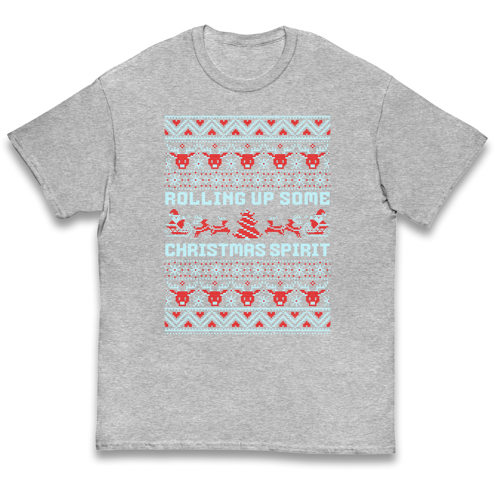 Rolling up Some Christmas Spirit kids t shirt