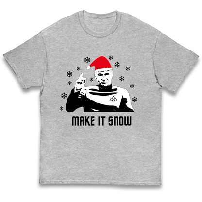 Make It Snow kids t shirt
