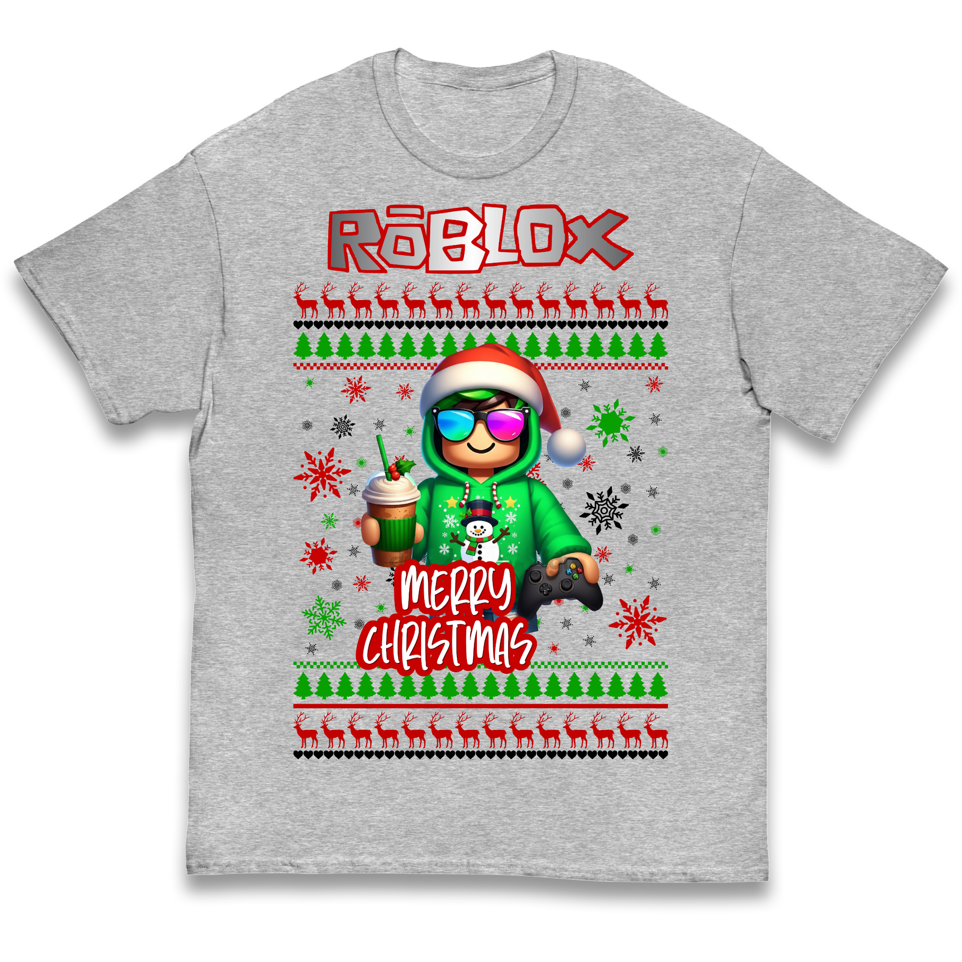 Roblox Merry Christmas Kids T Shirt