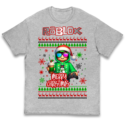 Roblox Merry Christmas Kids T Shirt