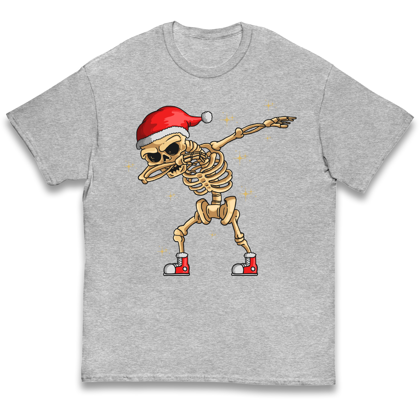 Santa Skellington Dabbing Christmas kids t shirt