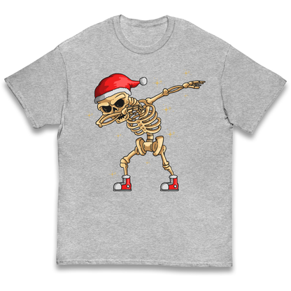 Santa Skellington Dabbing Christmas kids t shirt