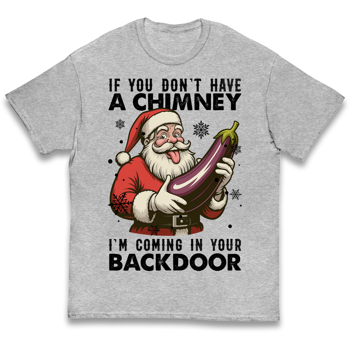 Santa Back Door Kids T Shirt