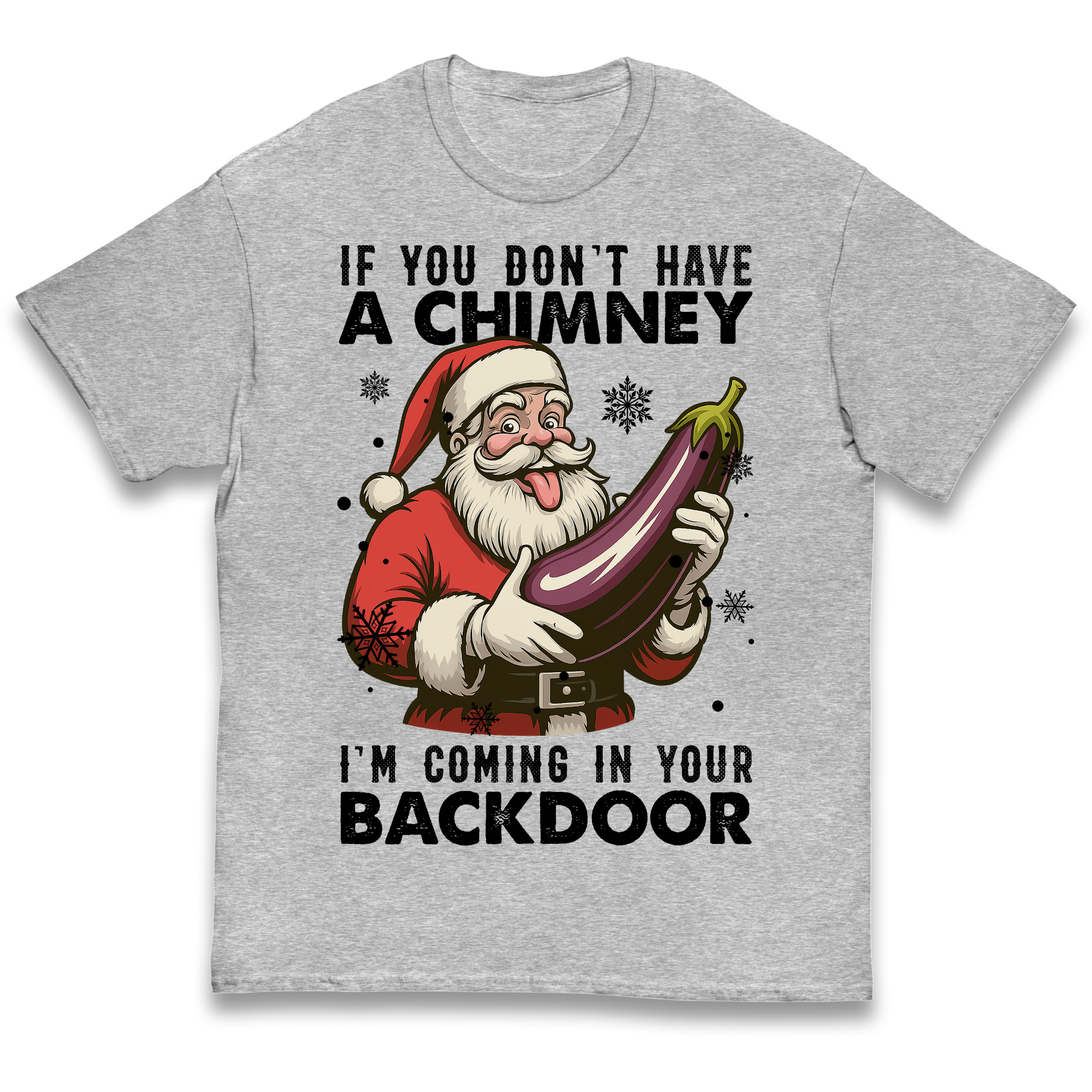 Santa Back Door Kids T Shirt