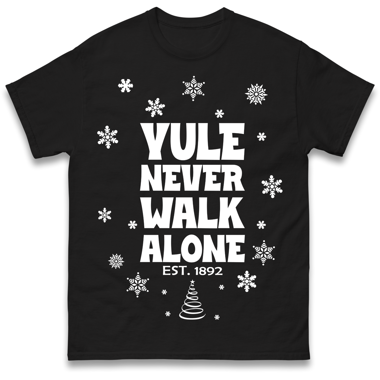 Yule Never Walk Alone Liverpool Christmas T Shirt