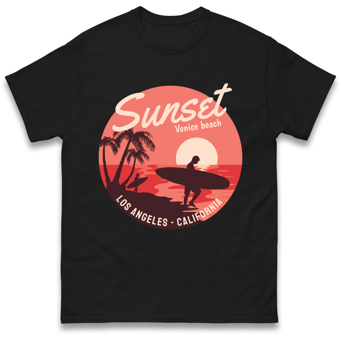 Sunset Venice Beach T Shirt