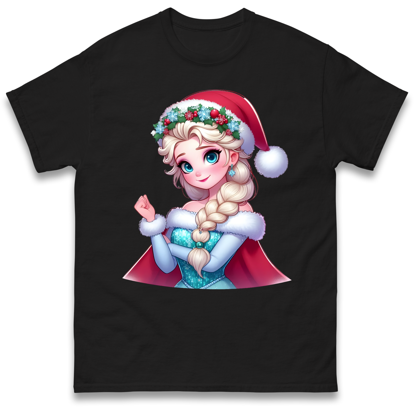 Elsa Frozen Santa T Shirt