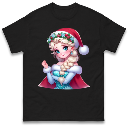 Elsa Frozen Santa T Shirt