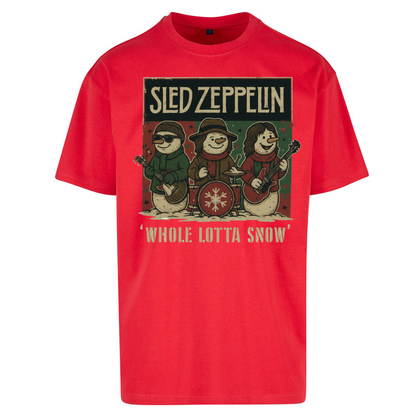 Led Zeppelin Christmas Oversized T Shirts