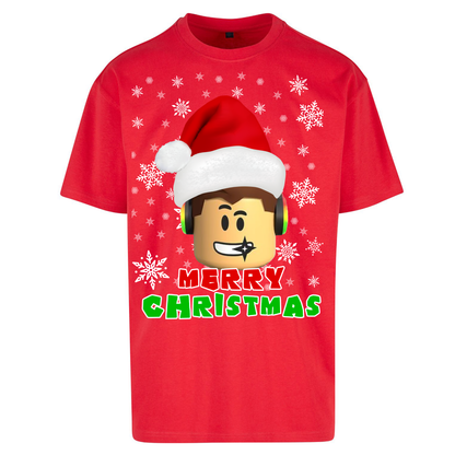 Roblox christmas Oversized T Shirts