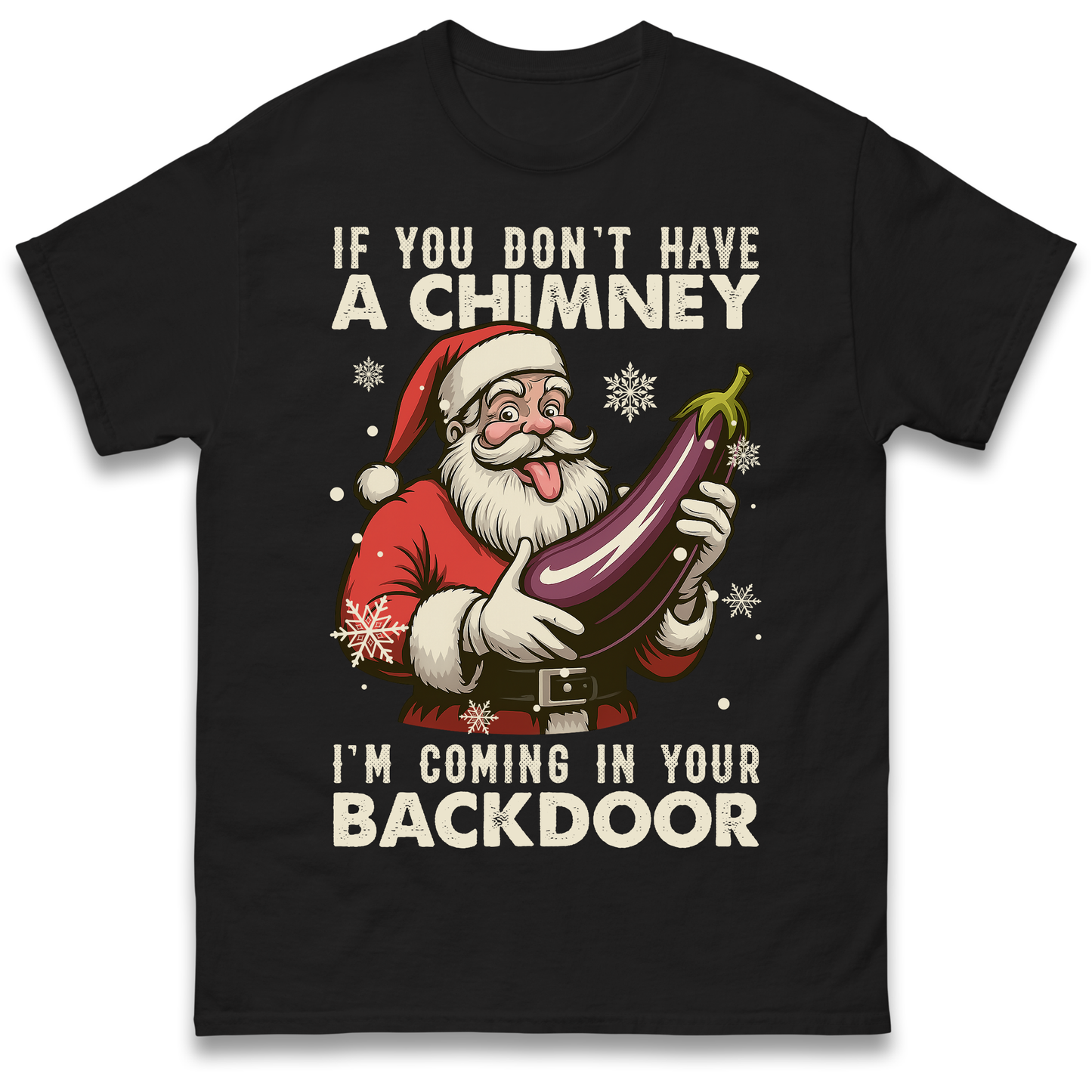 Santa Back Door T-Shirt