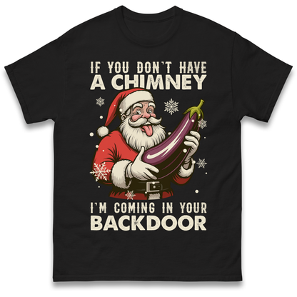 Santa Back Door T-Shirt