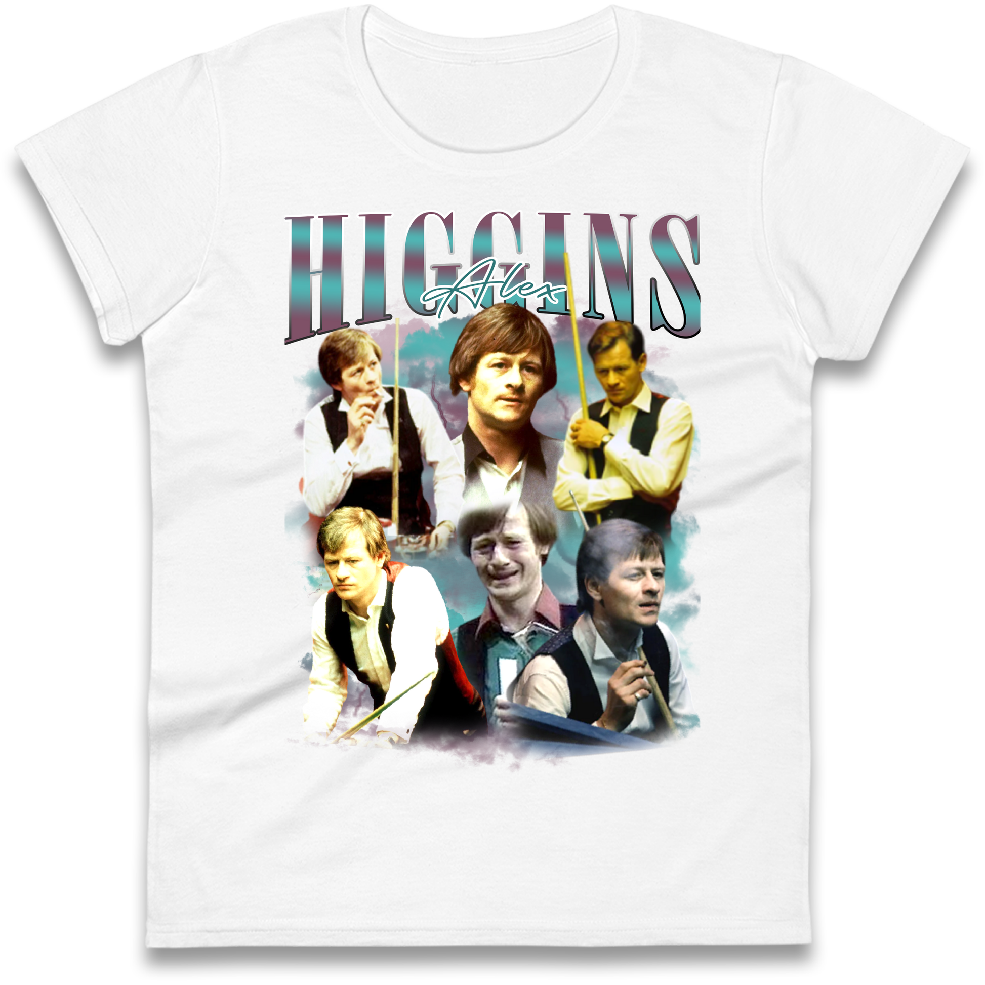 Alex Higgins Bootleg Ladies T Shirt