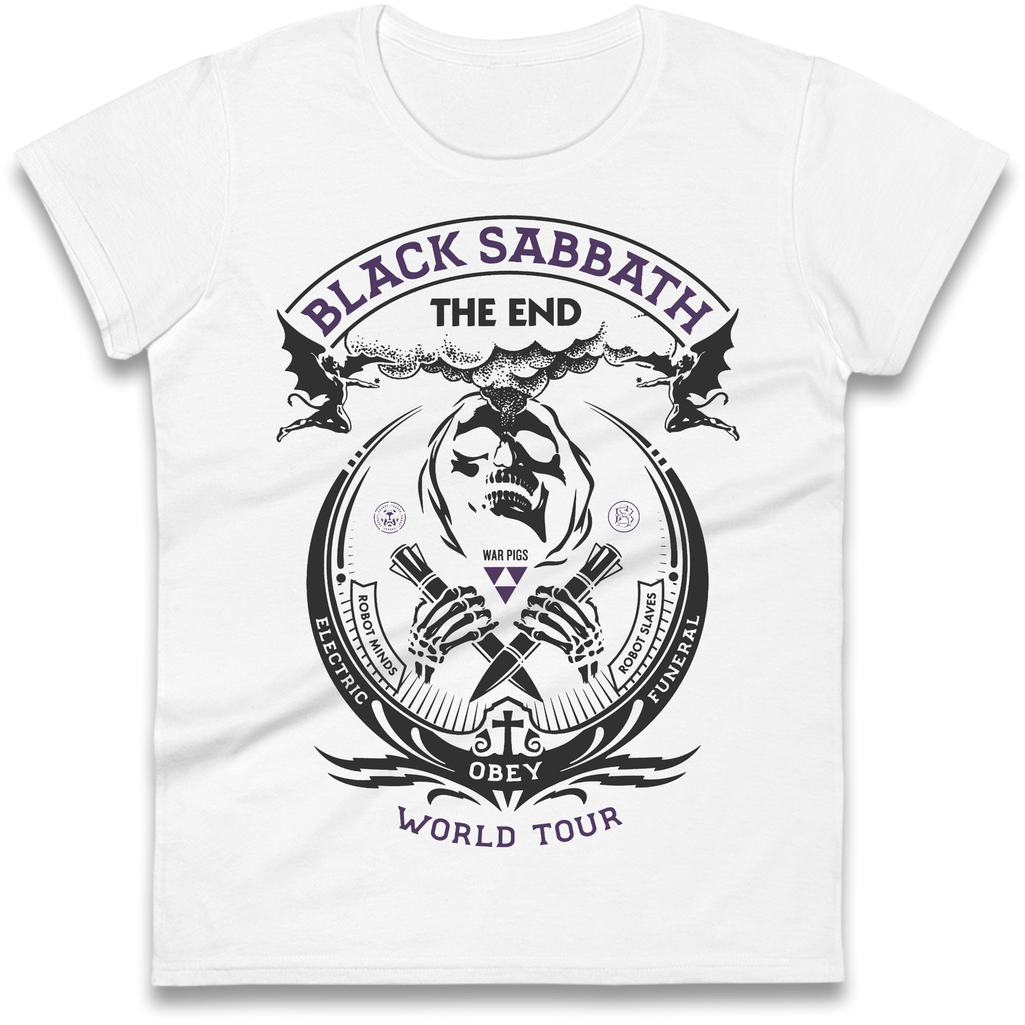 Black Sabbath The End World Tour Ladies Shirt