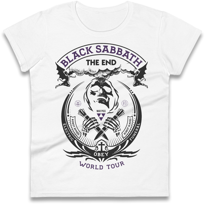 Black Sabbath The End World Tour Ladies Shirt