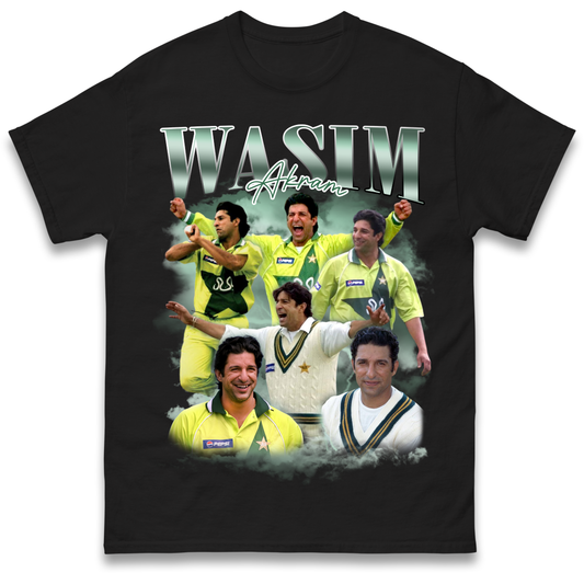 Wasim Akram T Shirt